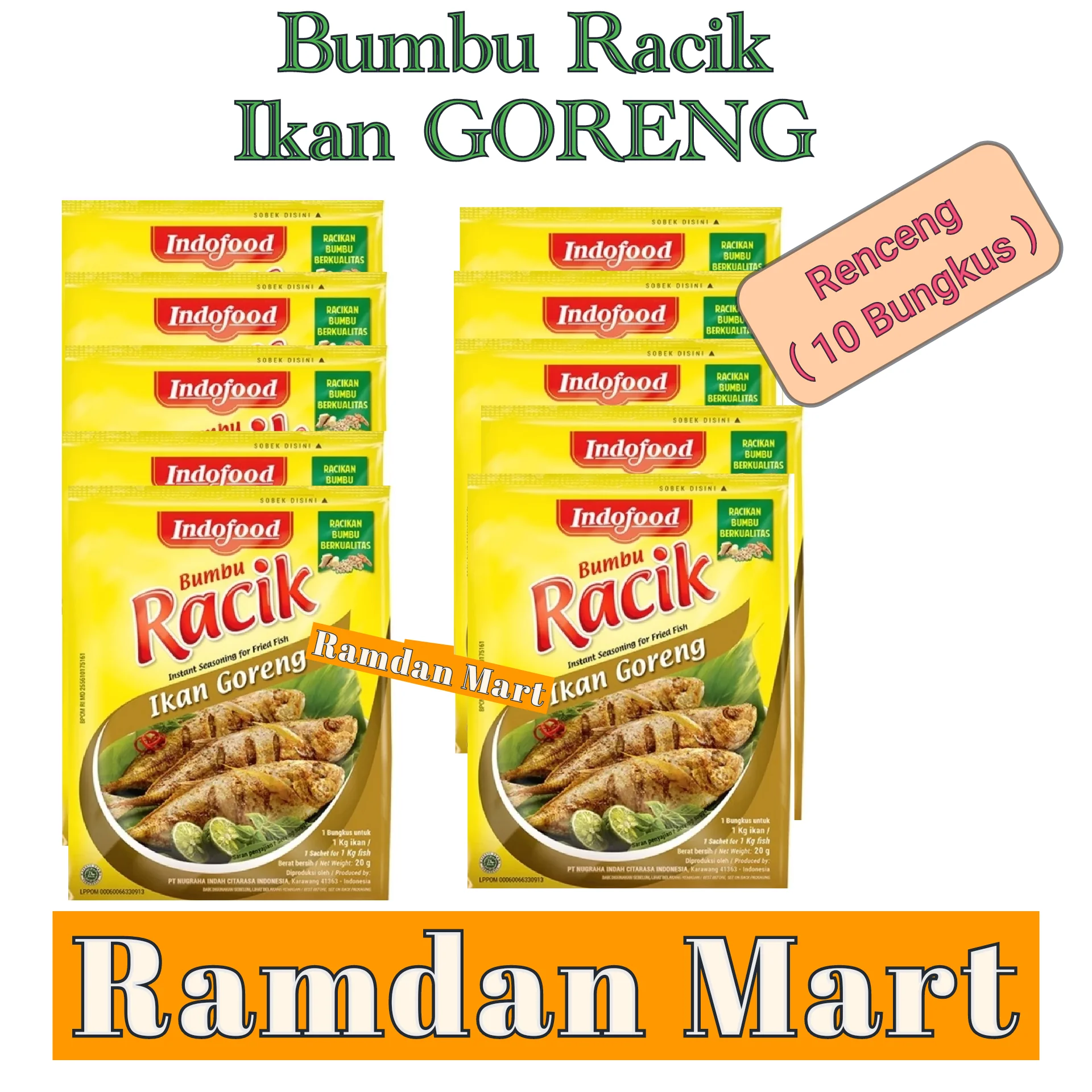 Bumbu Ikan Bakar Sachet